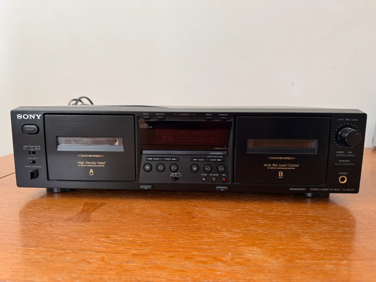 Sony TC-WE475 Stereo Cassette Deck