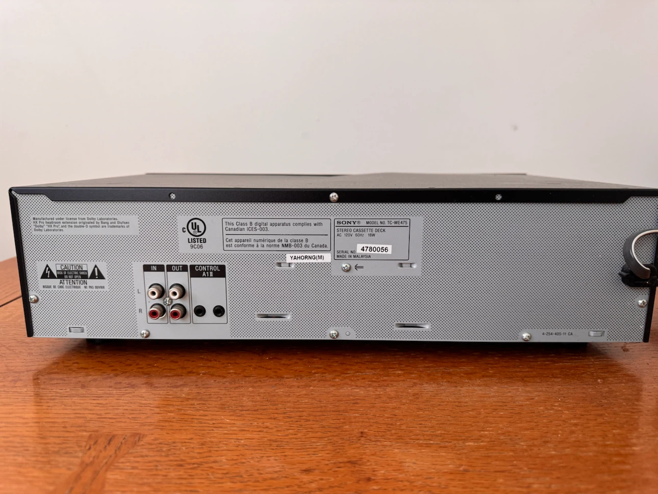 Sony TC-WE475 Stereo Cassette Deck - photo 2