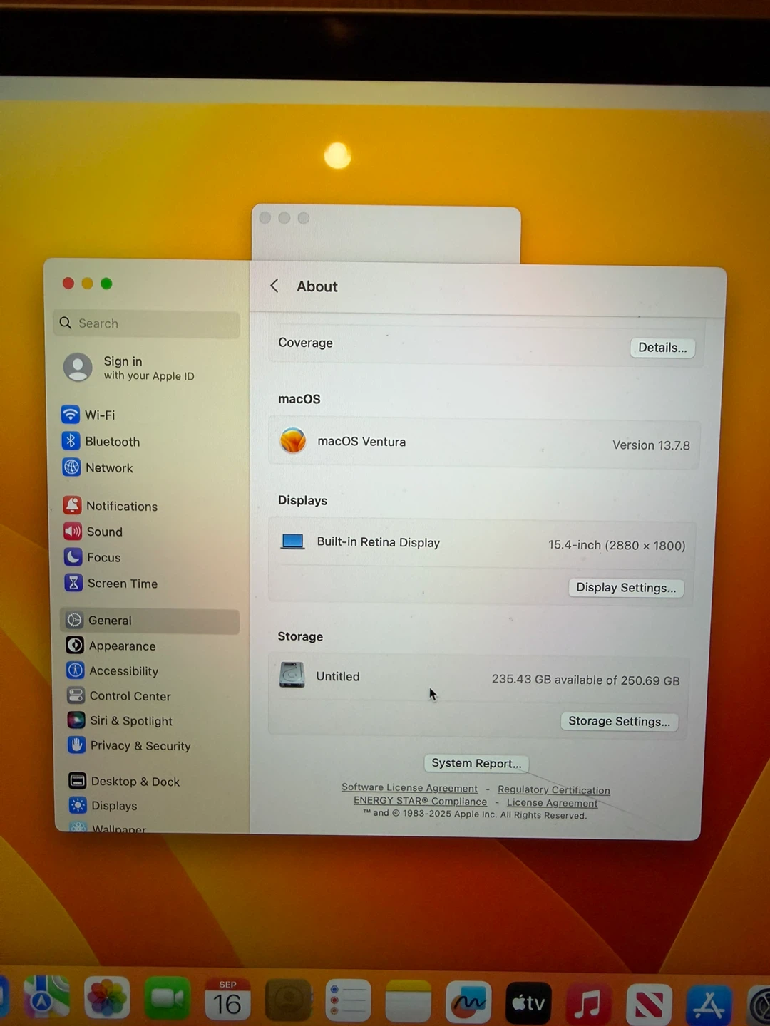 MacBook Pro 15 inch 2017 16GB RAM 256GB SSD Battery Normal - photo 3