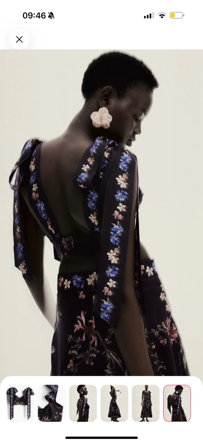 H&M Floral Linen Blend Two-Piece Set - photo 2