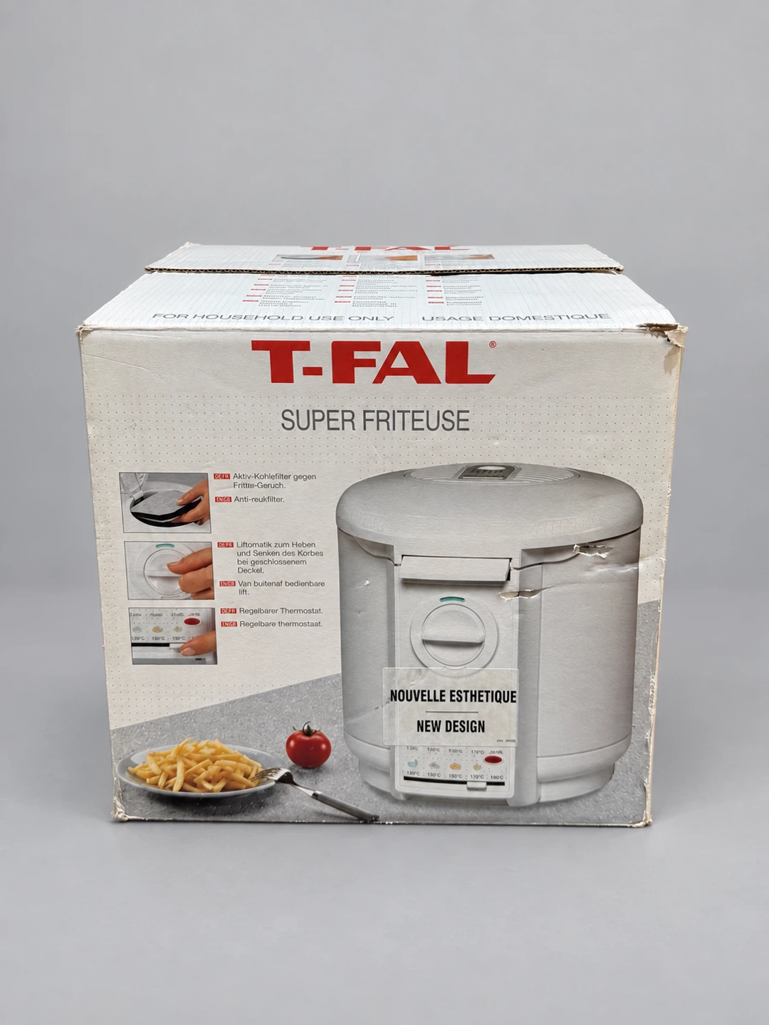 T-Fal Super Friteuse 73800 Deep Fryer – Original Box & Papers