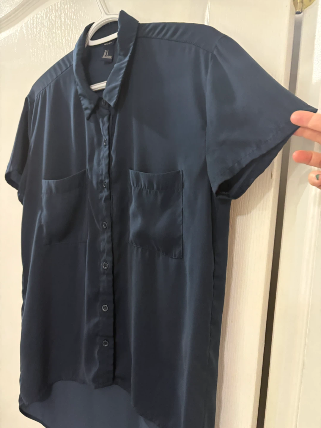 Forever 21 Navy Blue Blouse - photo 2