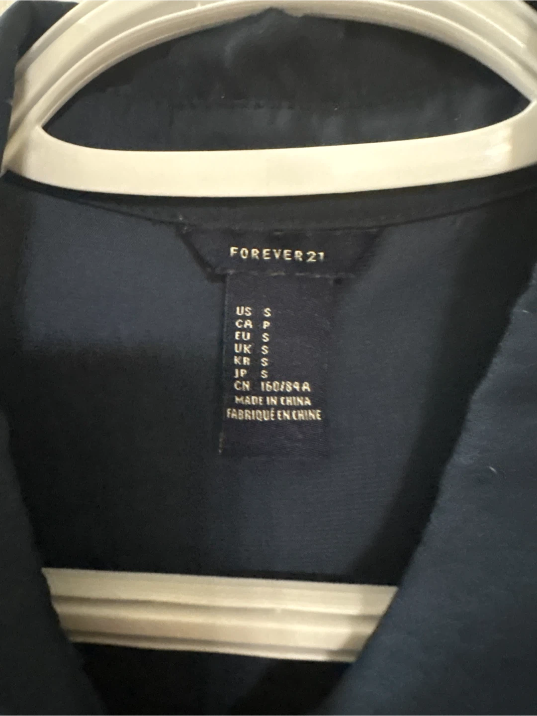 Forever 21 Navy Blue Blouse - photo 3