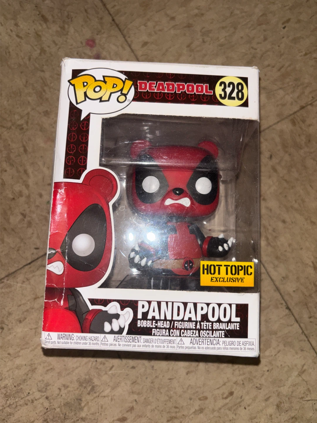 Funko Pop Marvel Pandapool #328 Hot Topic Exclusive