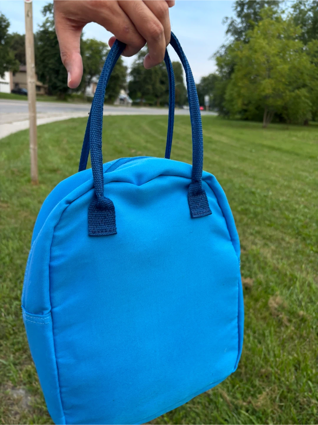 Blue Insulated Lunch Bag - photo 2