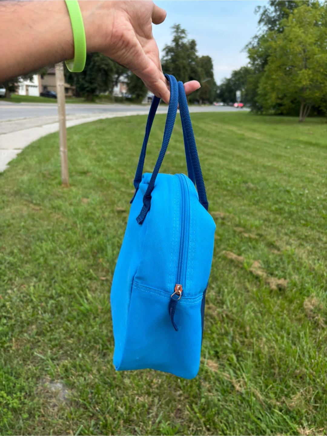Blue Insulated Lunch Bag - photo 5