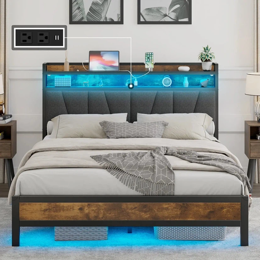 Montague King Bed Frame LED