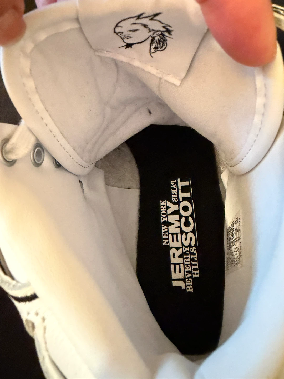 Size 9 Men’s Adidas Jeremy Scott Wings High-Top Sneakers - photo 3