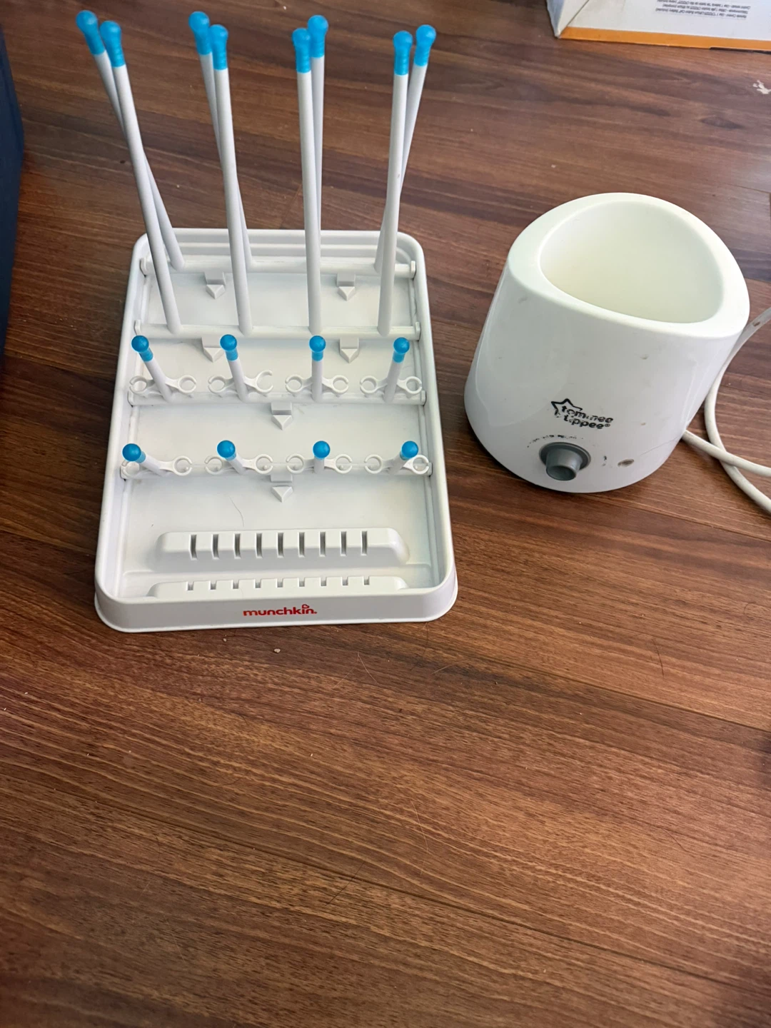 Munchkin Drying Rack and Tommee Tippee Bottle Warmer
