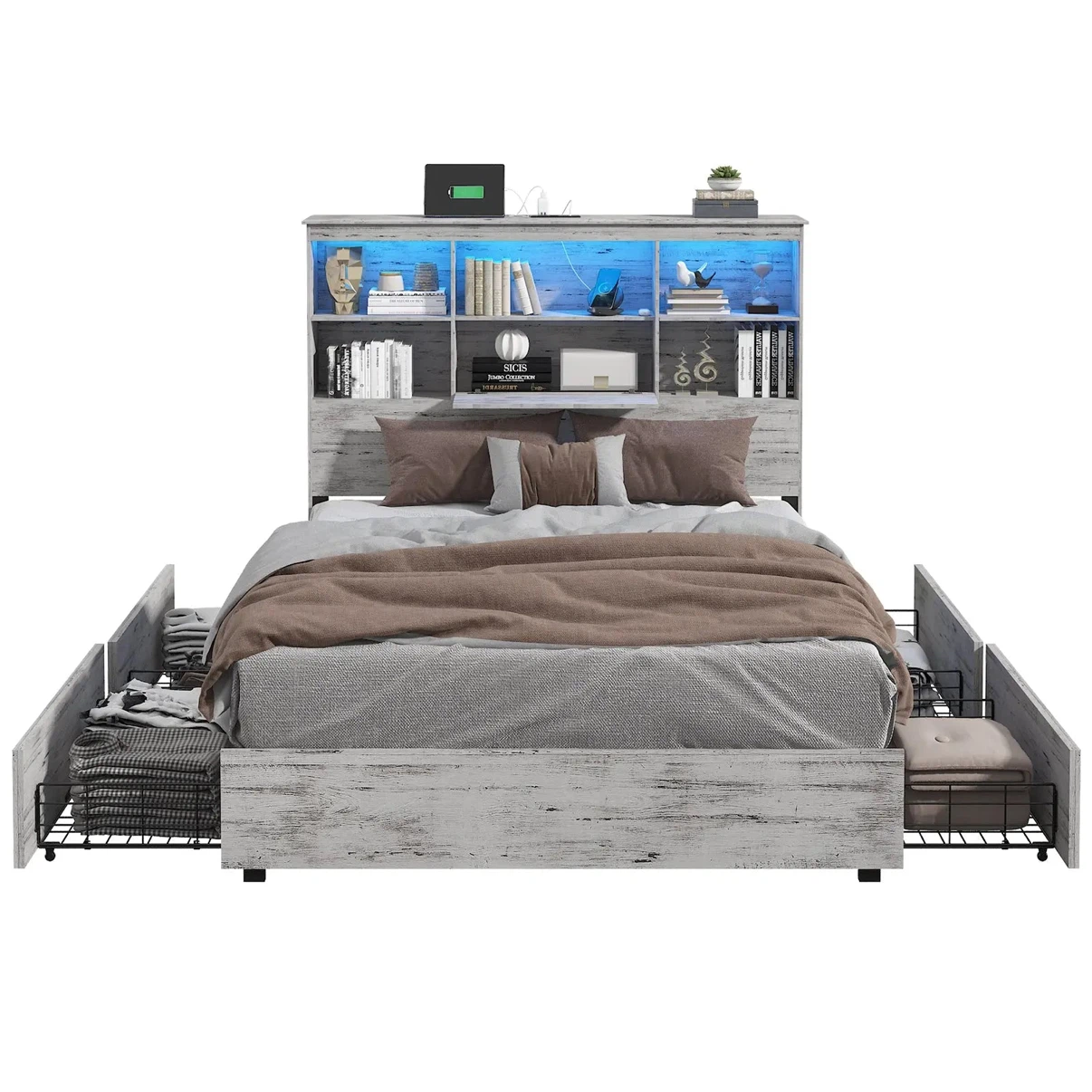 Camden Queen Storage Bed