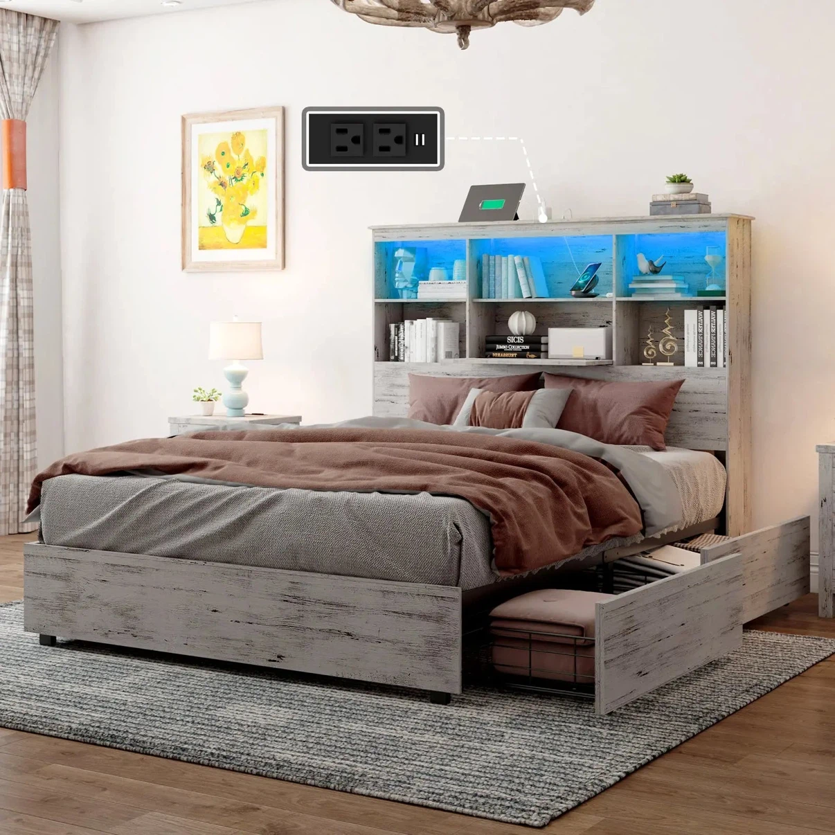 Camden Queen Storage Bed - photo 3