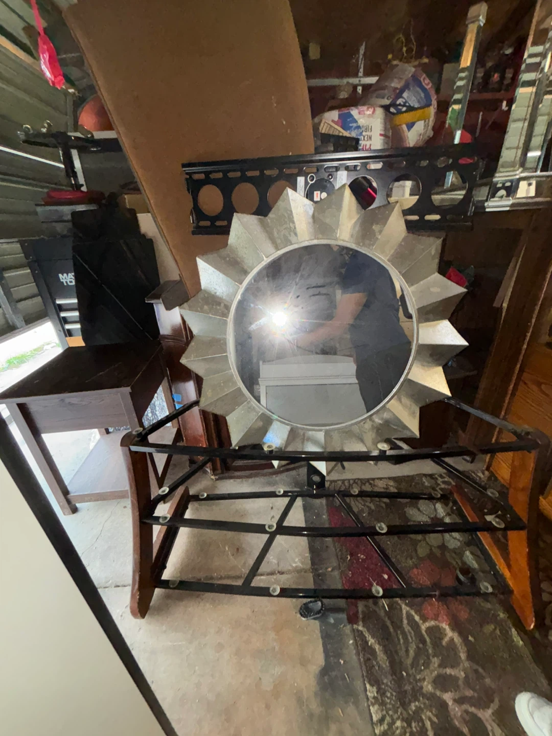 Sunburst Wall Mirror - photo 2