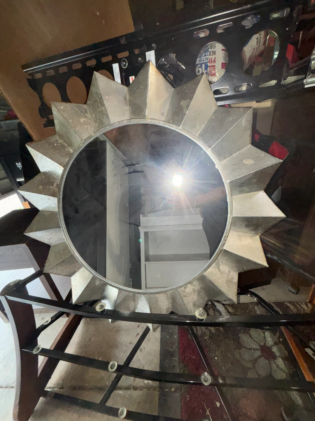 Sunburst Wall Mirror - photo 3