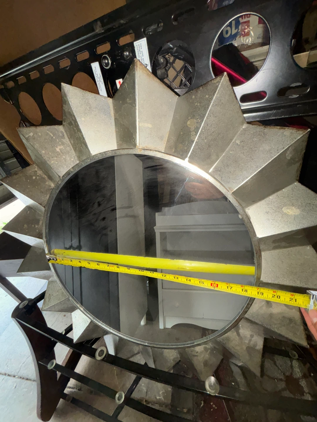 Sunburst Wall Mirror - photo 5