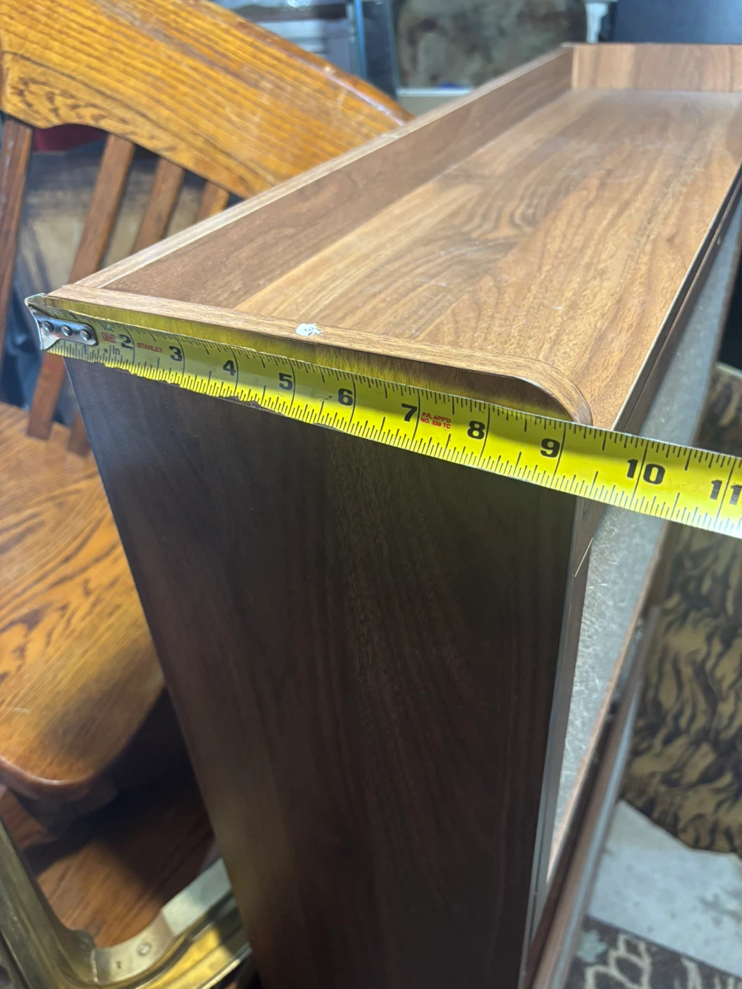 Two-Tier Wooden Shoe Cabinet - photo 3