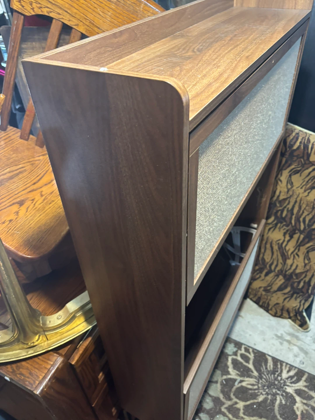 Two-Tier Wooden Shoe Cabinet - photo 5