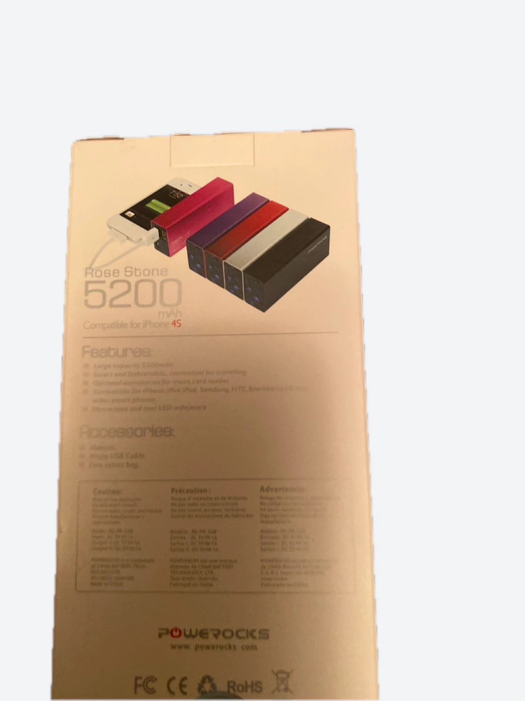 PowerRocks 5200 mAh Portable Power Bank - photo 3