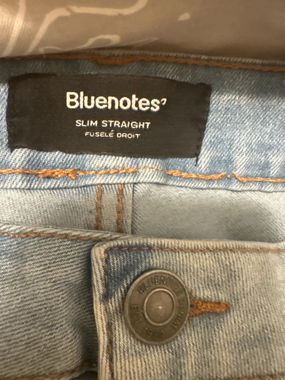 Bluenotes Slim Straight Jeans 36x34 - photo 2