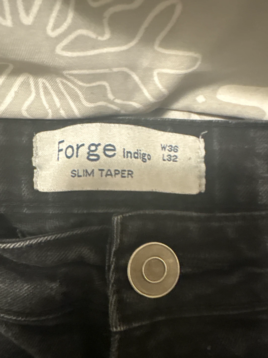 Forge Indigo Slim Taper Black Jeans - photo 2
