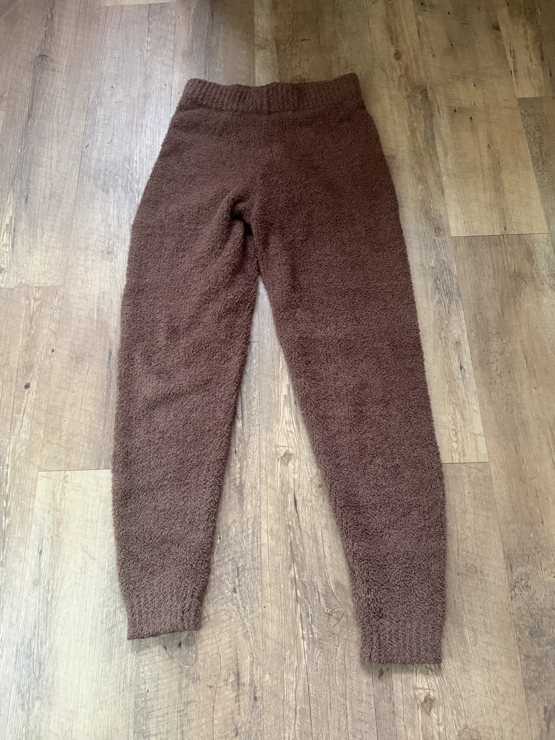 Fashion Nova fuzzy brown lounge pants