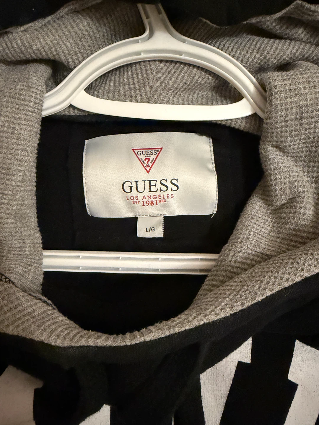 Women Guess Black Love Hoodie - photo 2