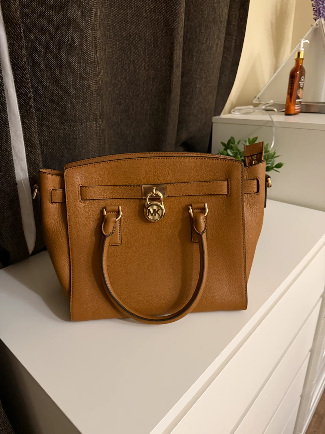 Michael Kors Brown Leather Handbag