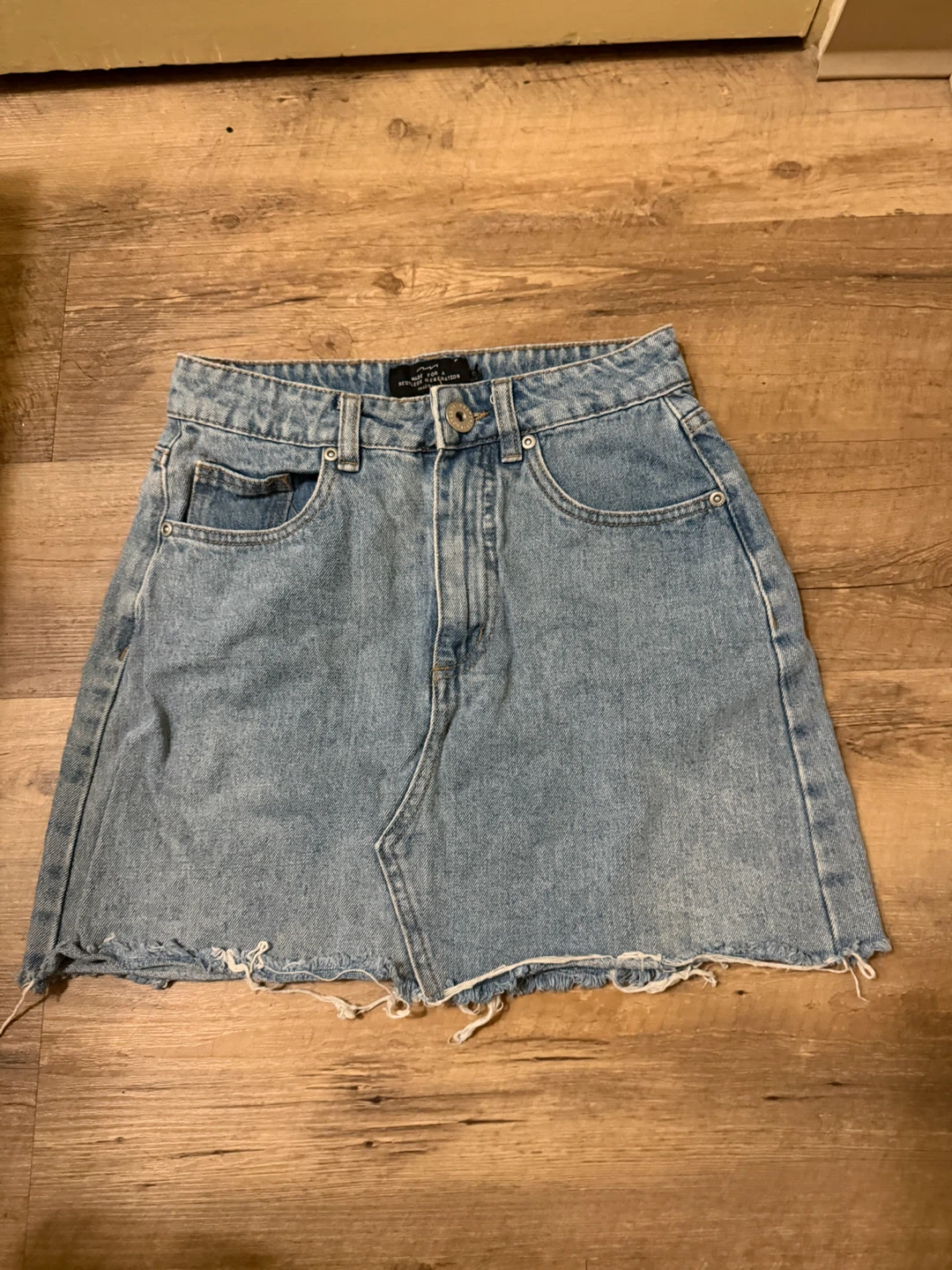 Garage Denim Skirt