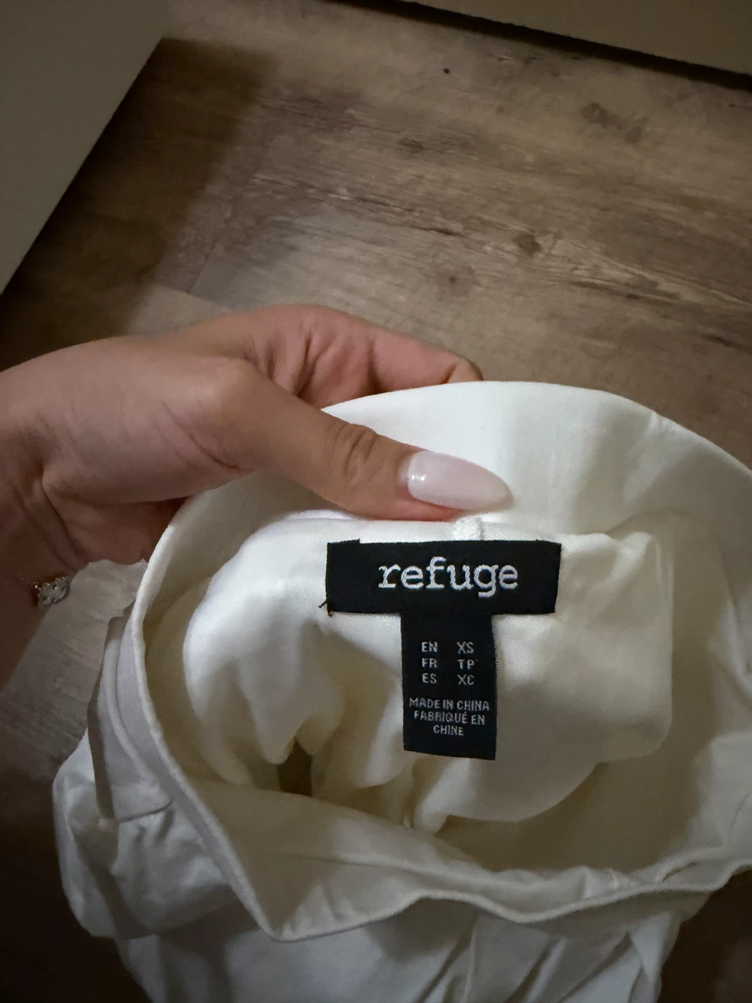 Refuge white pleated skirt - photo 2