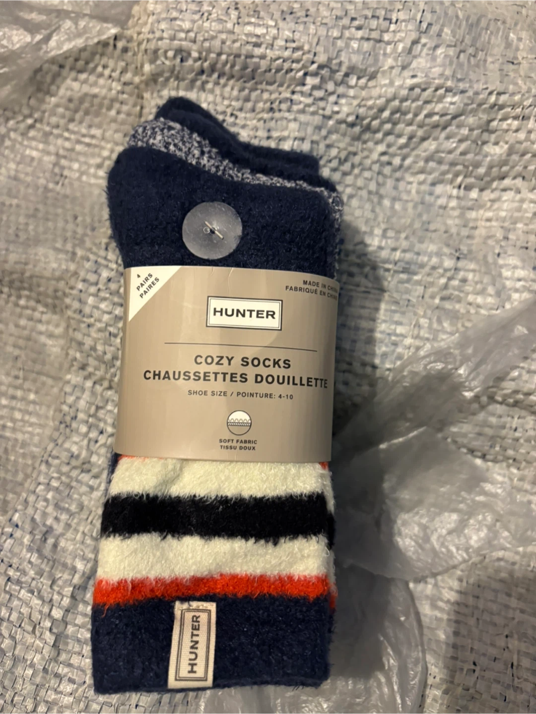 New Hunter Cozy Socks, 4 Pairs