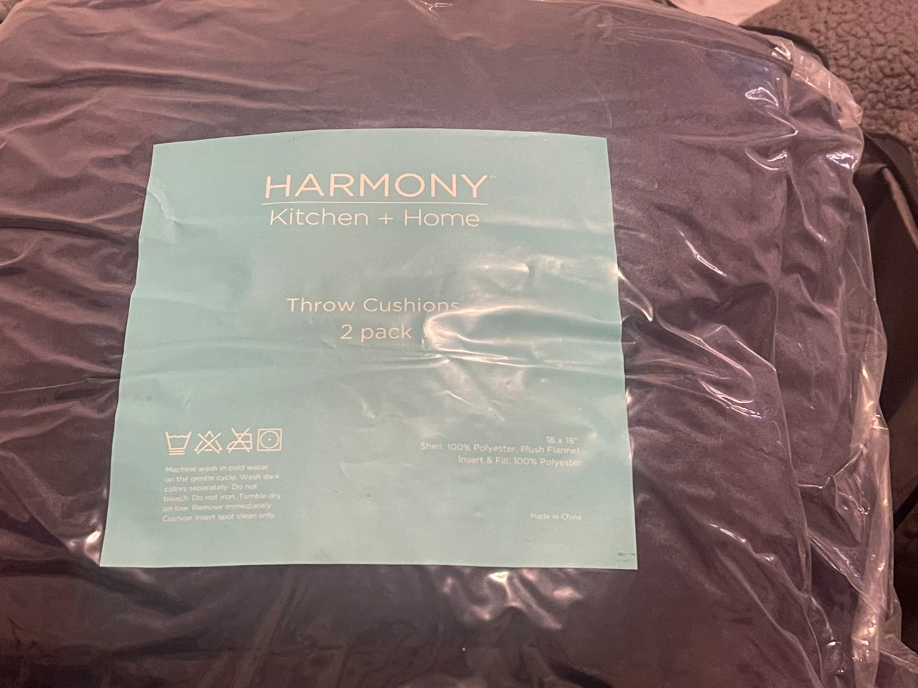 Harmony Kitchen + Home Throw Cushions 2 Pack
