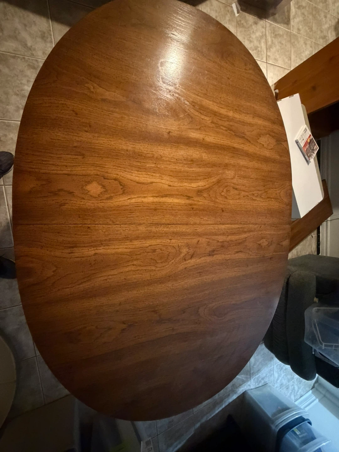Wooden extendable dining table - photo 3