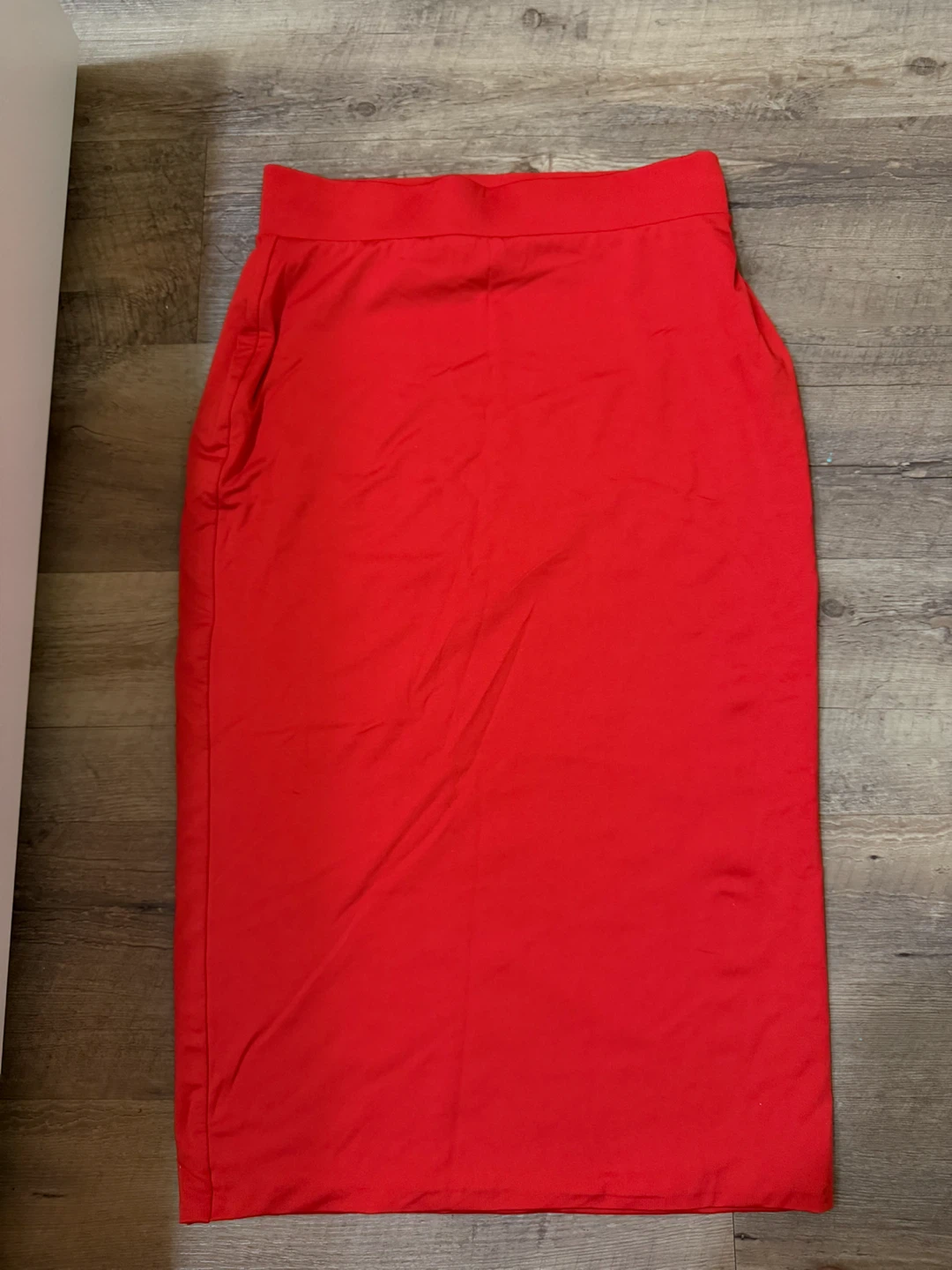 Forever 21 Red Midi Skirt