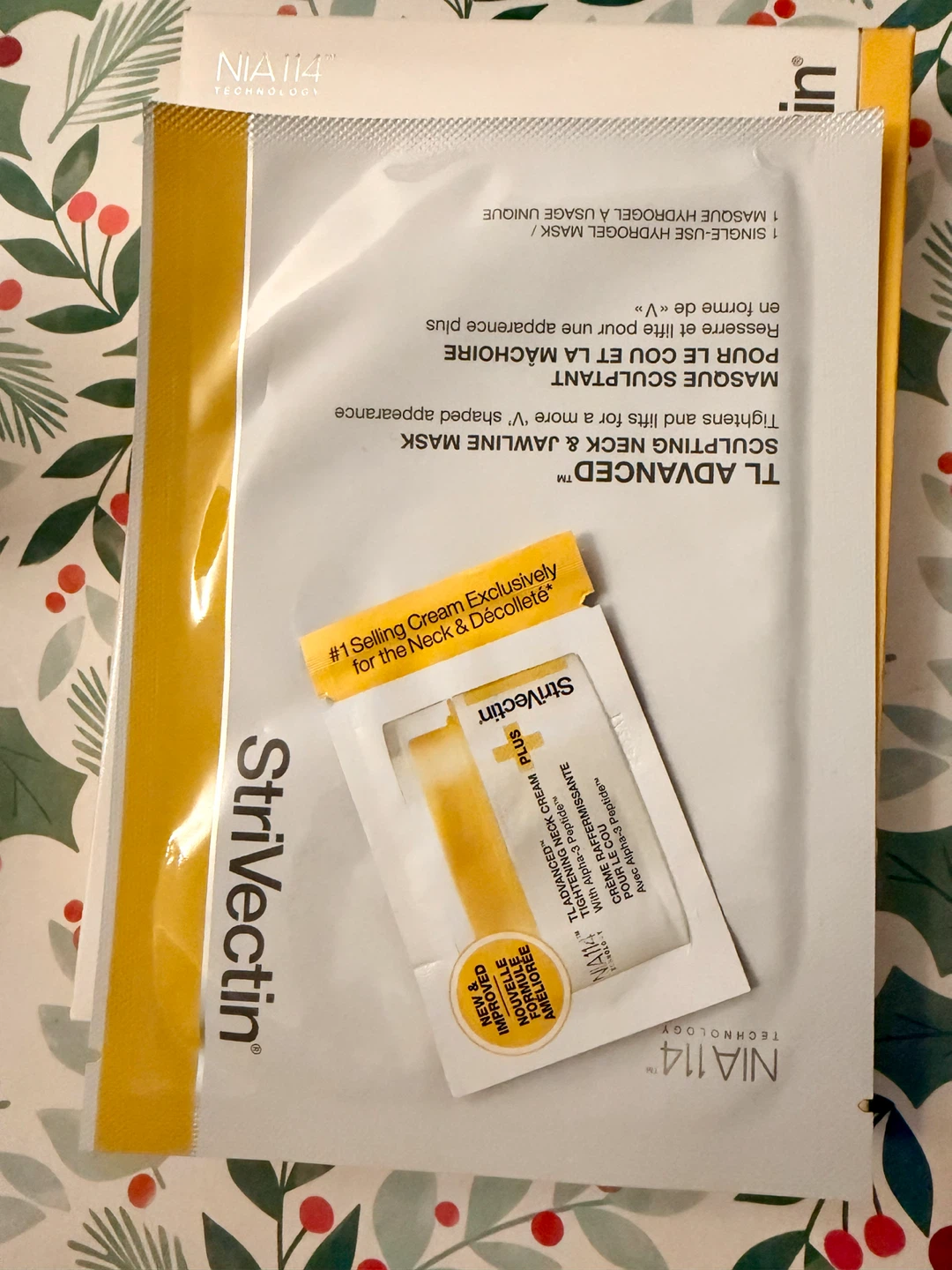 StriVectin Neck & Jawline Mask and Cream Sample
