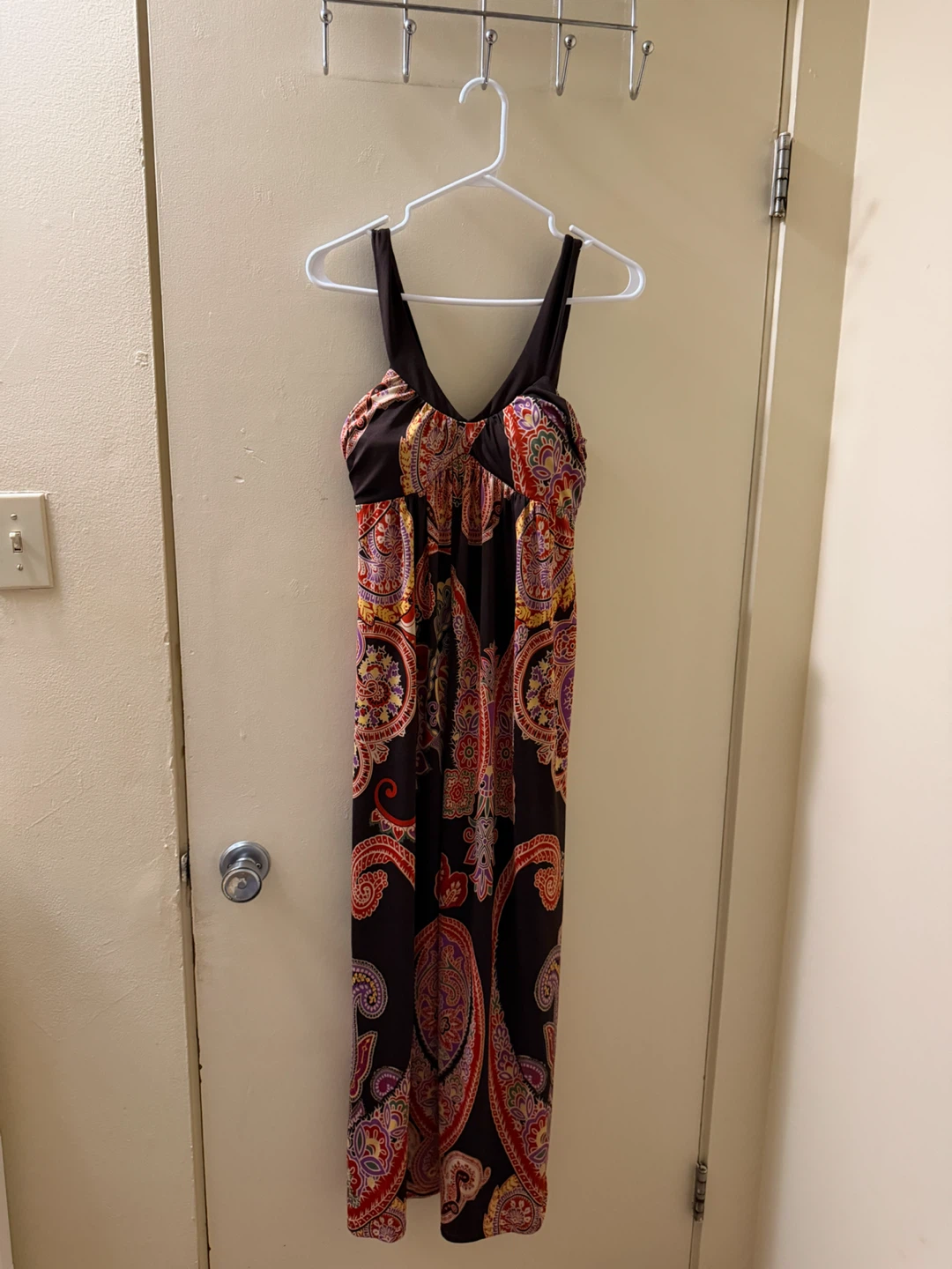 Paisley Print Maxi Dress