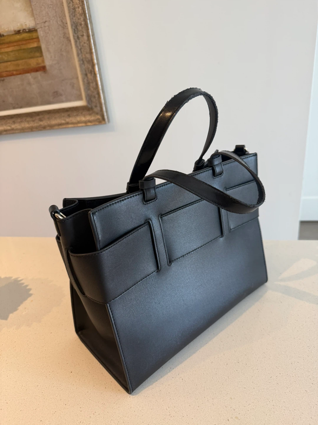 Armani Exchange Black Tote Bag