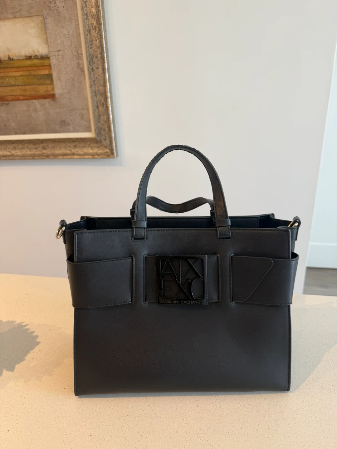 Armani Exchange Black Tote Bag - photo 2