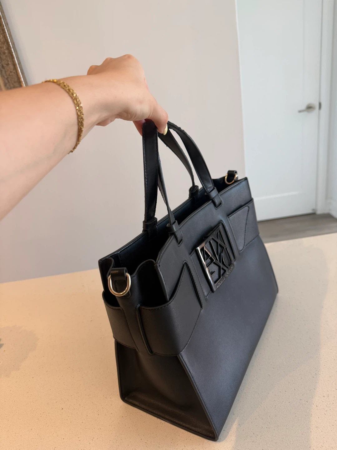 Armani Exchange Black Tote Bag - photo 3