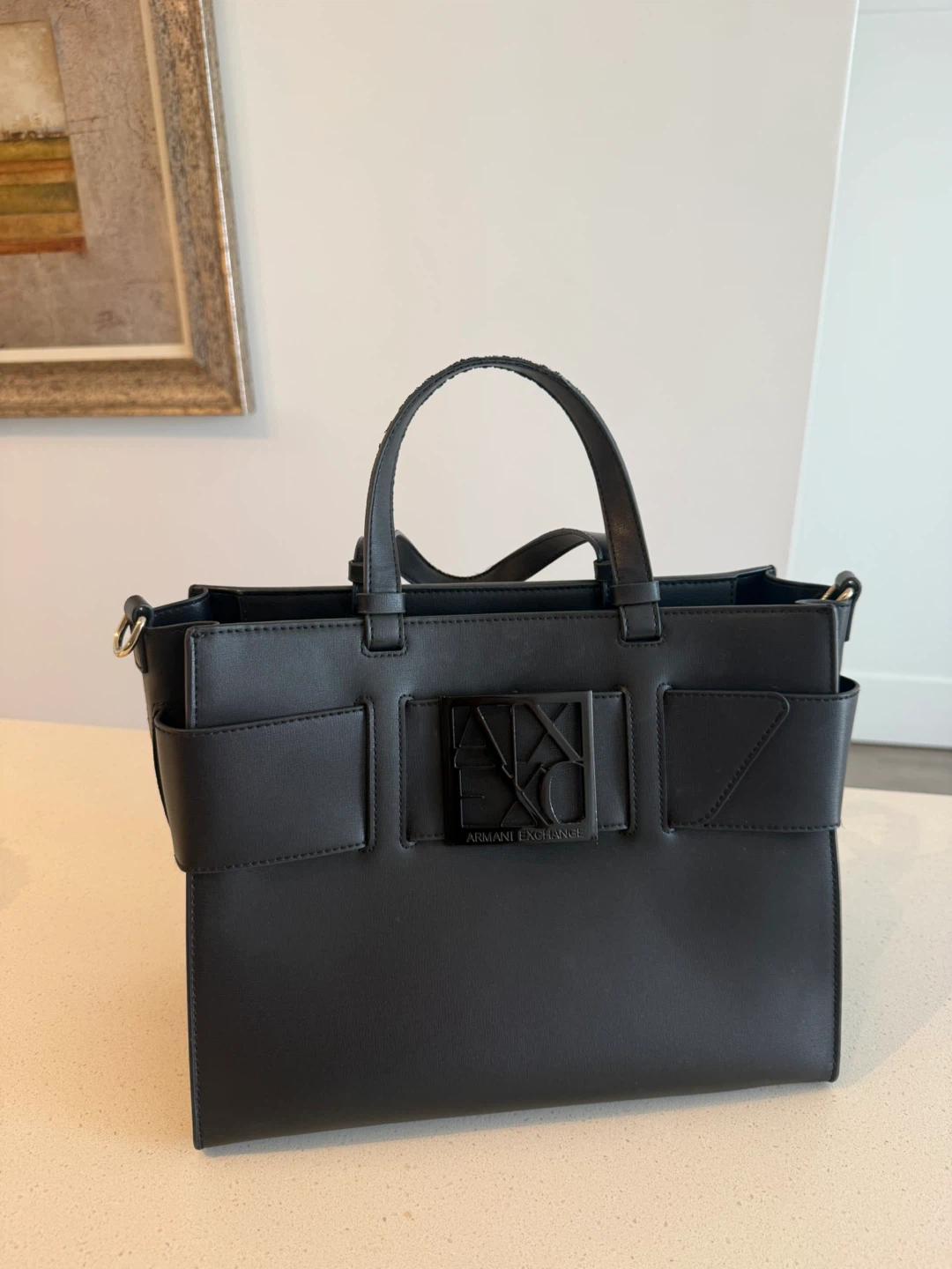 Armani Exchange Black Tote Bag - photo 4