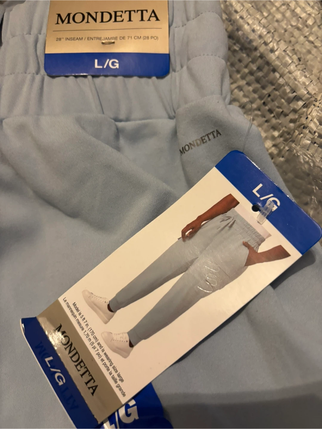 Mondetta Joggers Light Blue Size Large - photo 2