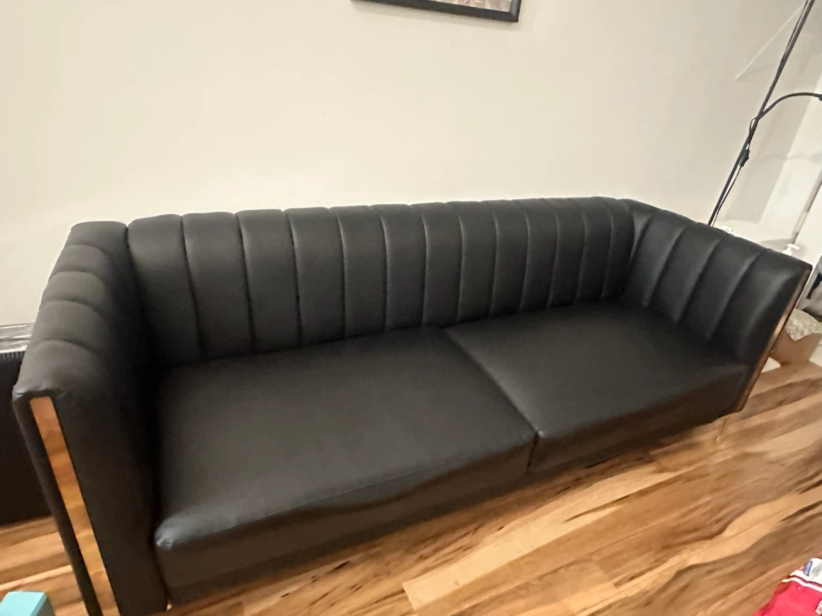 Willa Arlo Interiors Dreiling Faux Leather Sofa - photo 2