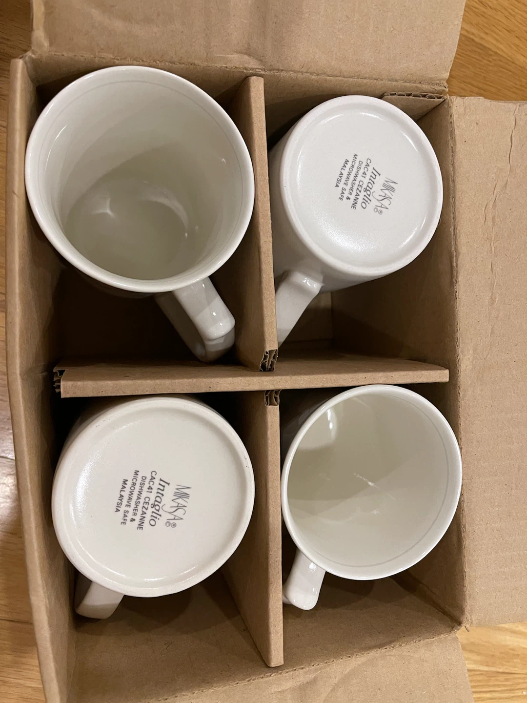 Set of 4 Mikasa Intaglio Cezanne Mugs - photo 2
