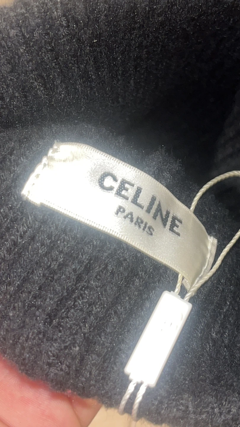 Celine Paris Black Wool Beanie - photo 2