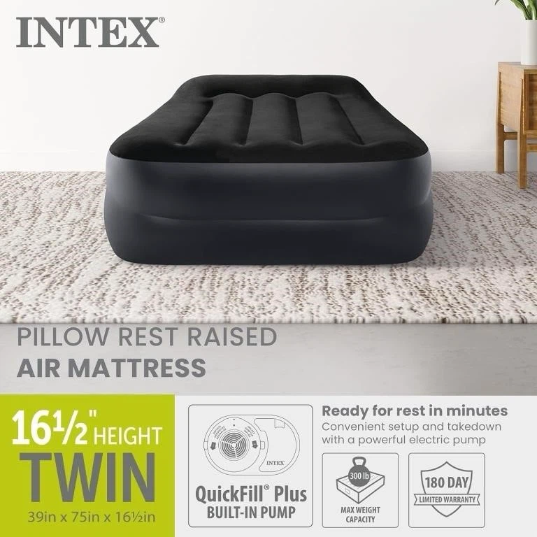 Intex Dura-Beam Deluxe Twin Air Mattress - photo 3