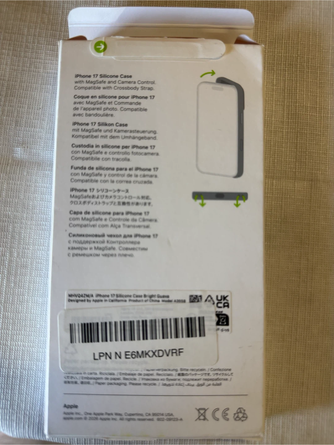 Apple iPhone 17 Silicone Case - Bright Guava - photo 2