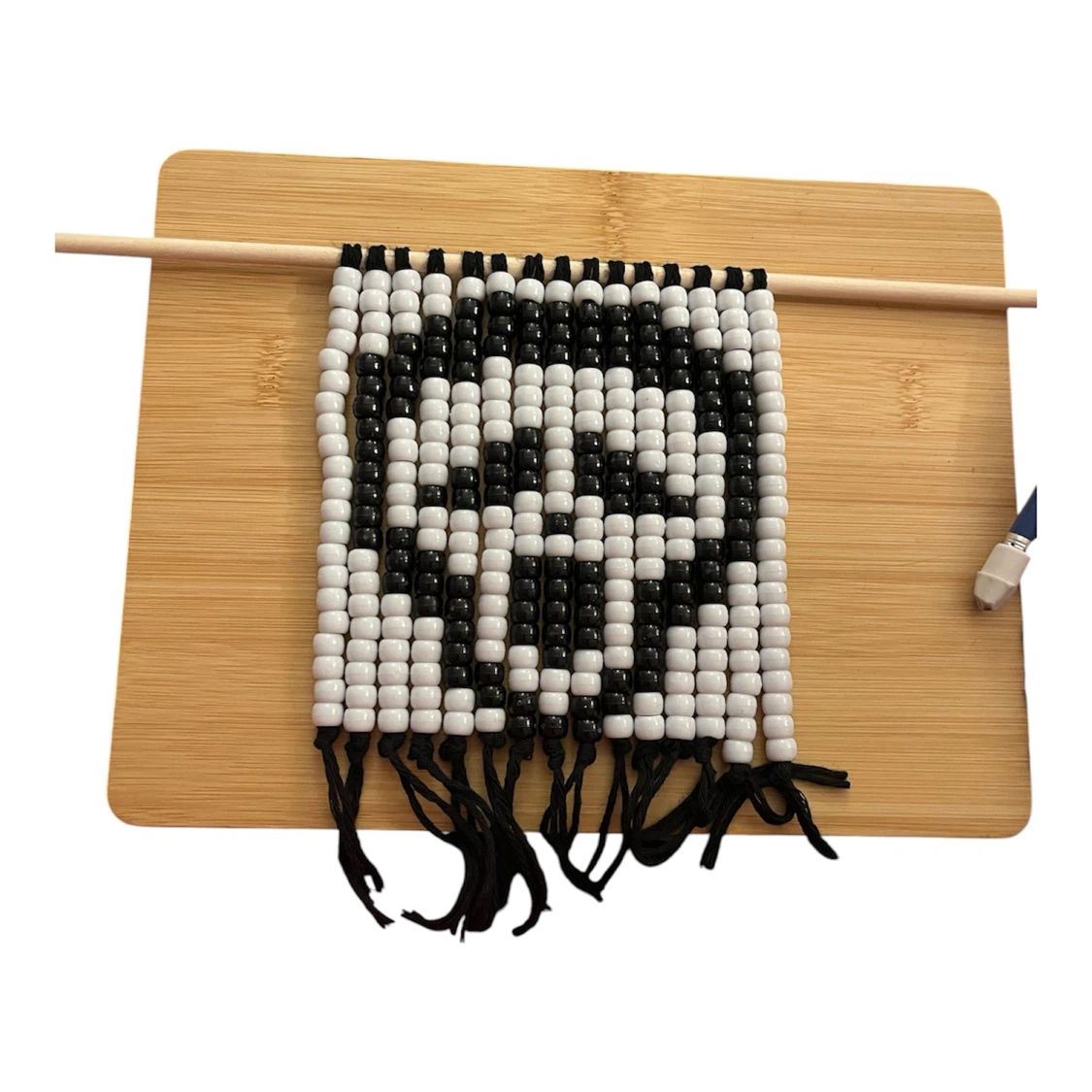 Ghostface beaded wall hanging tapestry