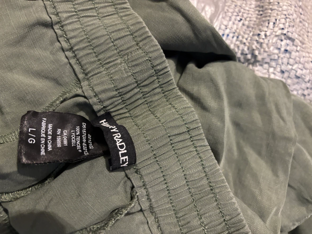 NWOT Hilary Radley Olive Green Tencel Pants - photo 2