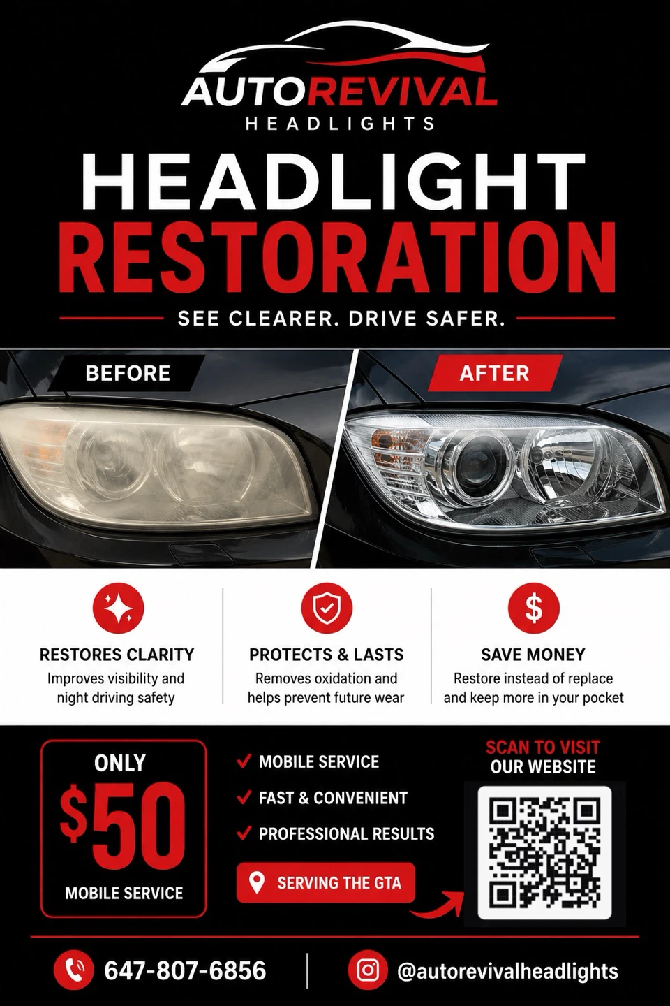 AutoRevival Mobile Headlight Restoration