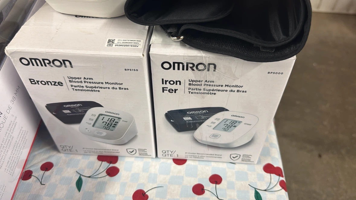 Omron Iron Upper Arm Blood Pressure Monitor
