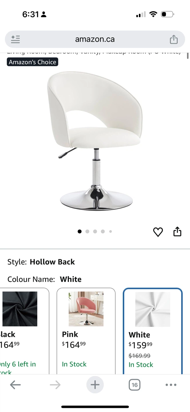 Furniliving Vanity Chair FL-2001