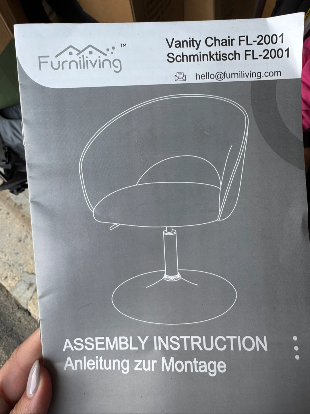 Furniliving Vanity Chair FL-2001 - photo 2